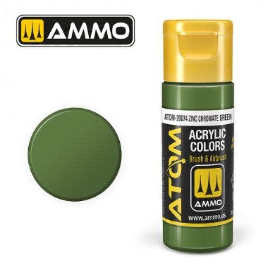 Picture of Color Zinc Chromate Green Acrylic Lacquer Paint – AMMO ATOM-20074