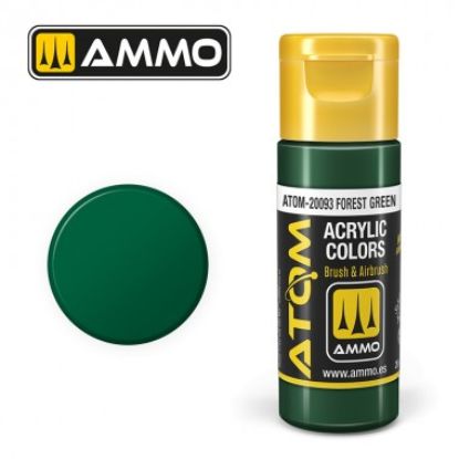 Picture of Color Forest Green Acrylic Lacquer Paint – AMMO ATOM-20093