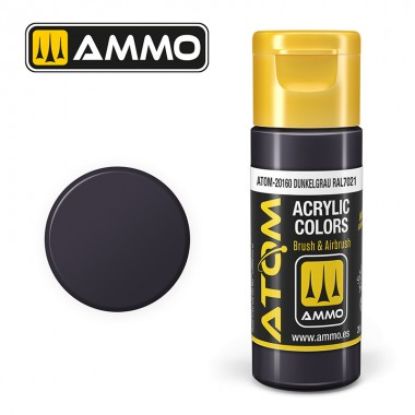 Picture of Color Dunkelgrau RAL7021 Acrylic Lacquer Paint – AMMO ATOM-20160