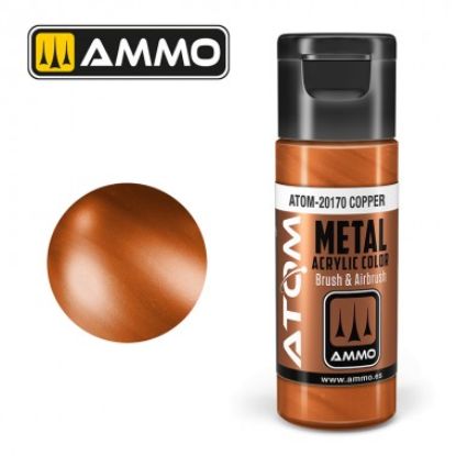 Picture of Metallic Copper Acrylic Lacquer Paint – AMMO ATOM-20170