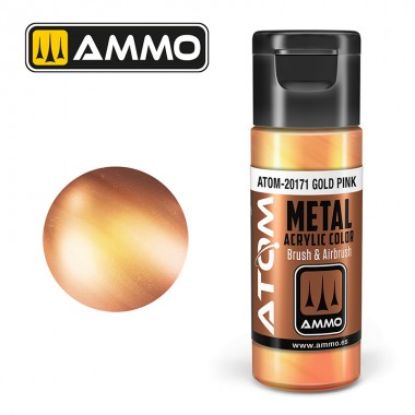 Picture of Metallic Gold Pink Acrylic Lacquer Paint – AMMO ATOM-20171