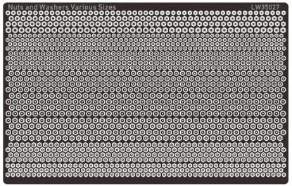 Picture of Nuts and Washers Various Sizes 