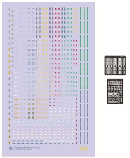 Picture of 1/35 German WWII Luftwaffe Uniform Insignia & Devices – Alliance Model Works LW35036