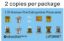 Picture of 1/35 WWII German Fire Extinguisher Placards – Alliance Model Works LW35067