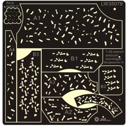 Picture of WWII Germany Camouflage for Strumtigers & Bergepanzer III 