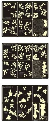Picture of 1/35 WWII German Camouflage Solid Disc Stencil – Alliance Model Works LW35080