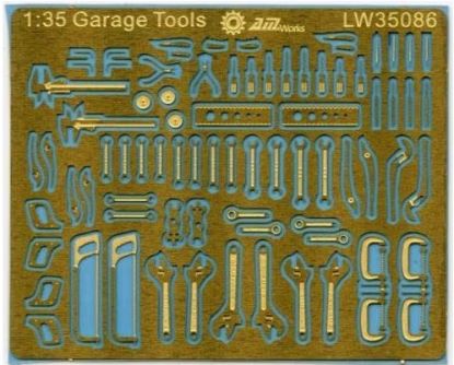 Picture of 1/35 Mechanic Tools Connectionless Photo‑Etch Set – Alliance Model Works LW35086