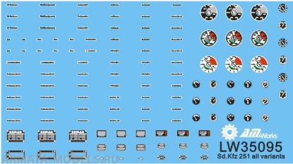 Picture of Vehicle Dials & Placards Sd.Kfz. 251 All Variants 