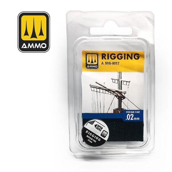 Picture of Rigging Medium Fine 0.02mm – AMMO A.MIG-8017