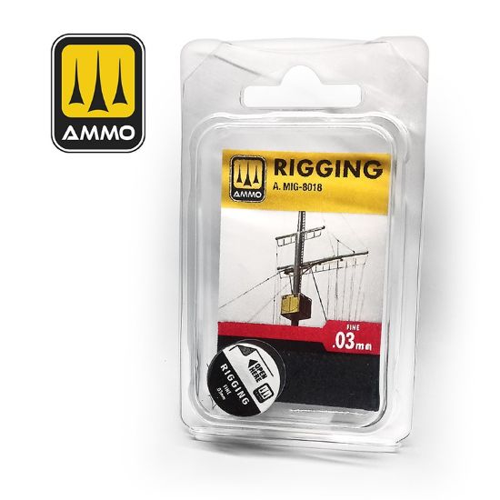 Picture of Rigging Fine 0.03mm – AMMO A.MIG-8018