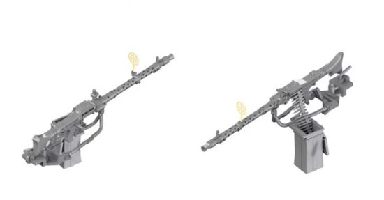 Picture of 1/35 MG34 w/ Mount & Bipod   - KA Models MM‑35015