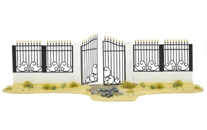 Picture of Metal Fence A - big set with gate