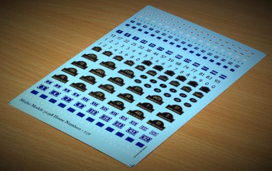Picture of 1/35 House Numbers - Matho Models 35098