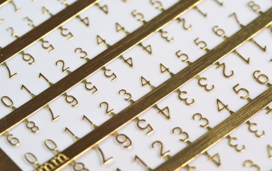 Picture of PE Numbers: 1,5 - 2,0 - 2,5 - 3,0mm - Matho Models 80006