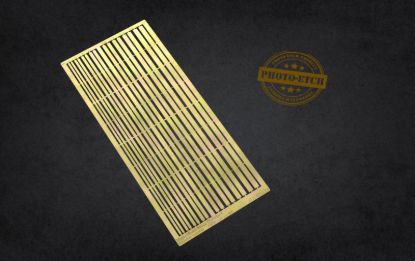 Picture of PE Brass Strips B: 1,25 - 3 mm (0,10mm thickness) - Matho Models 80044