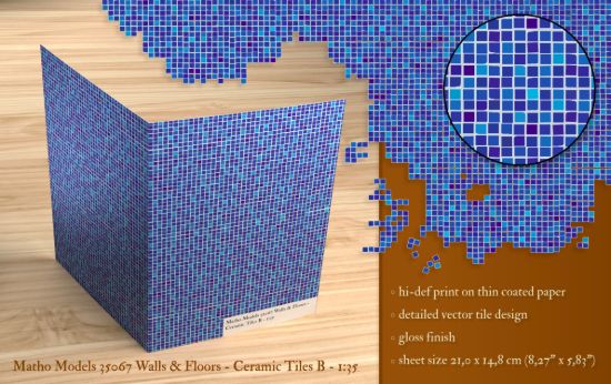Picture of 1/35 Walls & Floors - Ceramic Tiles B - Matho Models 35067