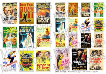Picture of 1/35 Movie Posters A - Matho Models 1940s - Matho Models 35102
