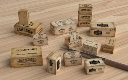 Picture of 1/35 Wooden Crates: whiskey - Matho Models 35130