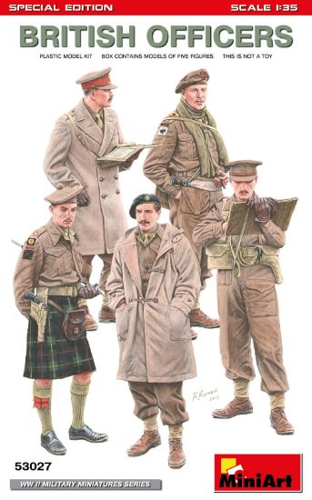 Picture of 1/35 British Officers. Special Edition - MiniArt 53027