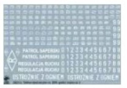 Picture of Polish Army vehicles - reg.numbers 2000 pattern, unit insignia & stencils vol.3