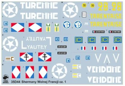 Picture of Free French Forces Sherman tanks vol.1 