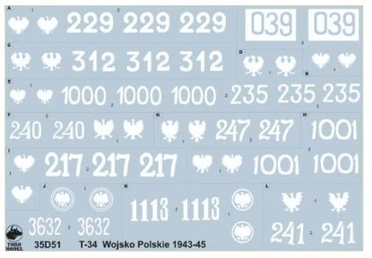 Picture of T-34 tanks in Polish service 1943-1945 