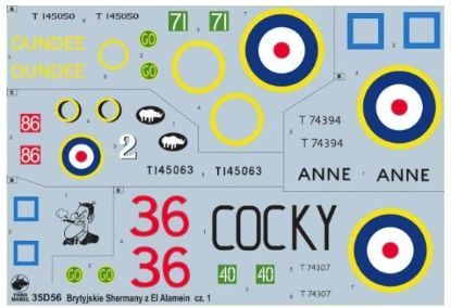 Picture of British Sherman tanks at Alamein vol.1