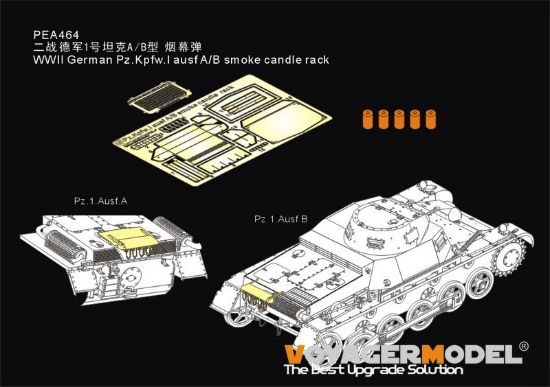 Picture of WWII Germany Pz.Kpfw.I ausf A/B smoke candle rack（ForAll）