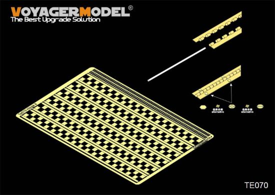 Picture of 1/35 Hinges 4 (Large) (For All) - Voyager Model Te070