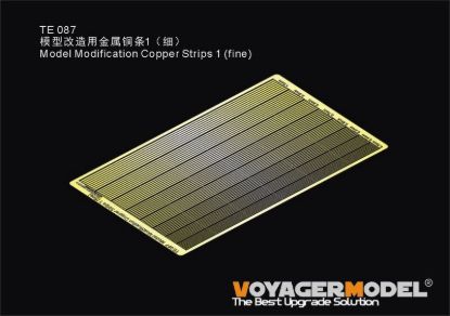 Picture of 1/35 Model Modification Copper Strips 1 (fine) - Voyager Model TE087