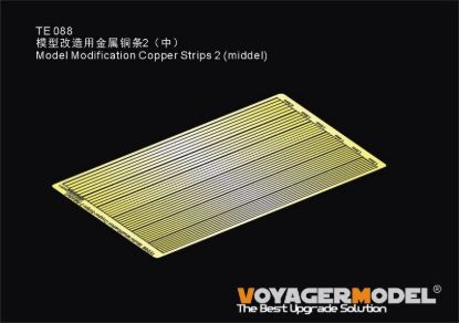 Picture of 1/35 Model Modification Copper Strips 2 (middel) - Voyager Model TE088