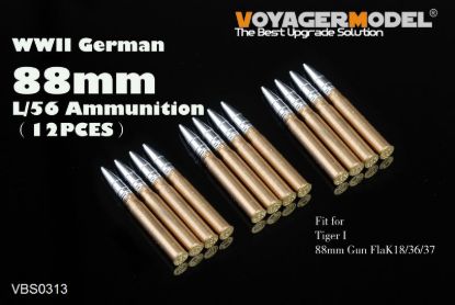 Picture of 1/35 Voyager VBS0313 WWII German 88mm L/56 Ammo (12pcs)