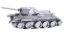 Picture of T‑34 Tank Metal Model Kit – Metal Earth MMS201