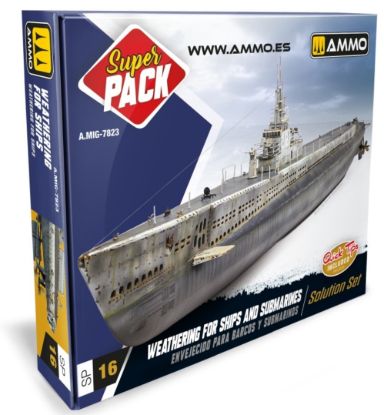 Picture of SUPER PACK Weathering for Ships and Submarines – AMMO A.MIG-7823