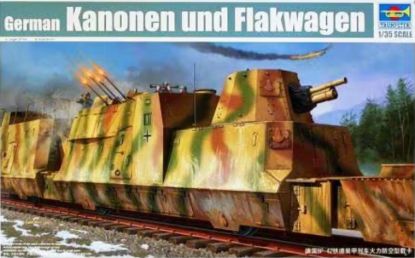 Picture of 1/35 Kanonen und Flakwagen - Trumpeter 01511