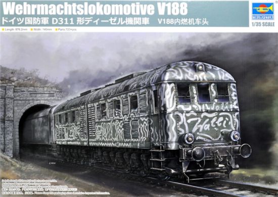 Picture of 1/35 Wehrmachtslokomotive V188 - Trumpeter 00225