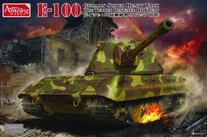 Picture of 1/35 E-100 German Super Heavy Tank – Amusing Hobby 35A015