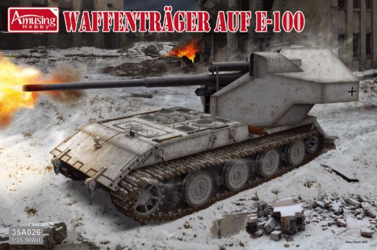 Picture of 1/35 Waffenträger auf E-100 German Weapon Carrier – Amusing Hobby 35A026
