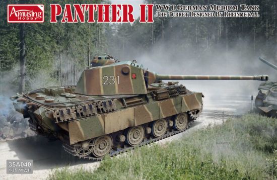 Picture of 1/35 Panther II Rheinmetall Turret – Amusing Hobby 35A040