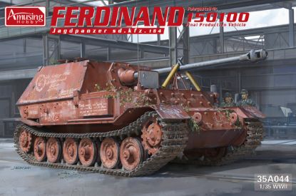 Picture of 1/35 Ferdinand 150100 German Tank Destroyer – Amusing Hobby 35A044