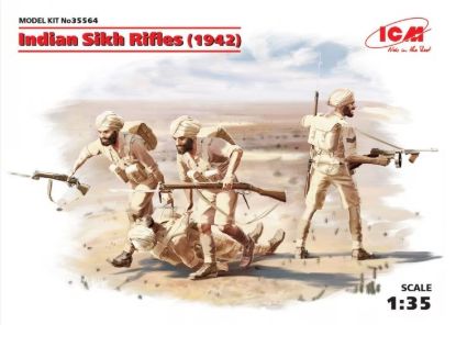 Picture of 1/35 ICM 35564 Indian Sikh Rifles 1942 Figures