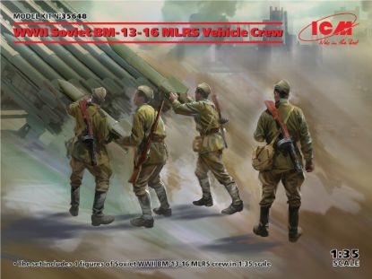 Picture of 1/35 WWII Soviet BM-13-16 MLRS Vehicle Crew - ICM 35648
