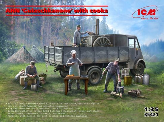 Picture of 1/35 AHN 'Gulaschkanone' with cooks - ICM 35421