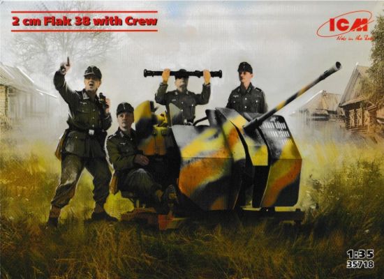 Picture of 1/35 Flak 38 with Crew - ICM 35718