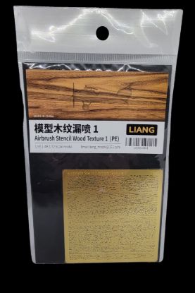 Picture of Airbrush Stencil Wood Texture 1 - LIANG Model 0301
