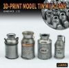 Picture of 1/35 3D-Print Model Tin Milk Can x 16 - LIANG Model 0439