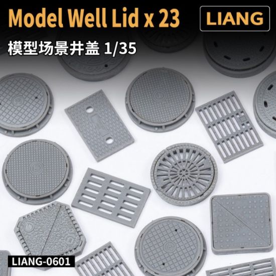 Picture of 1/35 Model Well Lid x 23 - LIANG Model 0601