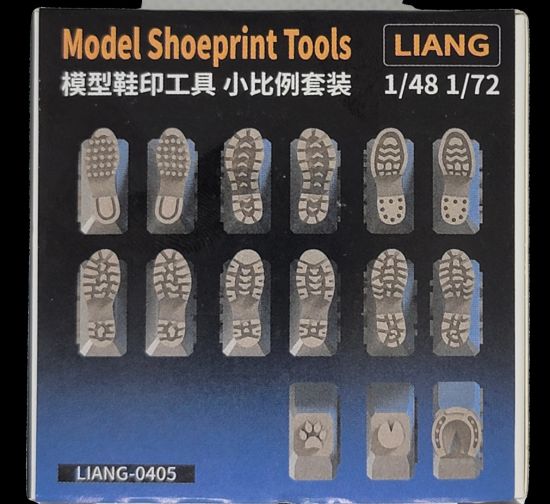 Picture of 1/35 1/48 1/72 3D-print Model Shoeprint Tools - LIANG Model 0405