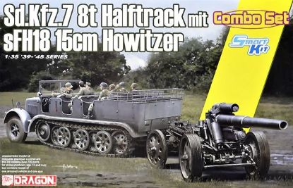 Picture of 1/35 Sd.Kfz.7 8t Halftrack mit s.FH.18 15cm Howitzer (Combo Set) - Dragon 6918