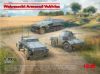 Picture of 1/35 Wehrmacht Armored Vehicles (Sd.Kfz.251/1 Ausf.A, Panzerspähwagen P 204 (f), Sd.Kfz. 247 Ausf.B) - ICM DS3525